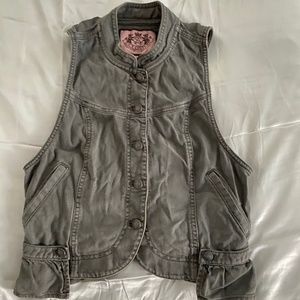 Juicy Couture denim vest